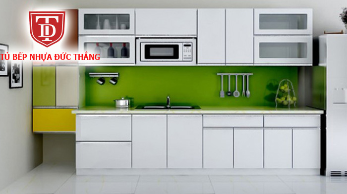Mẫu tủ bếp nhựa giá rẻ