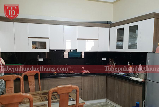 Tủ bếp nhựa Melamine giá rẻ tại Hải Phòng