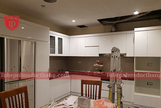 Thi công tủ bếp nhựa cao cấp tại Ngô Quyền - Hải Phòng