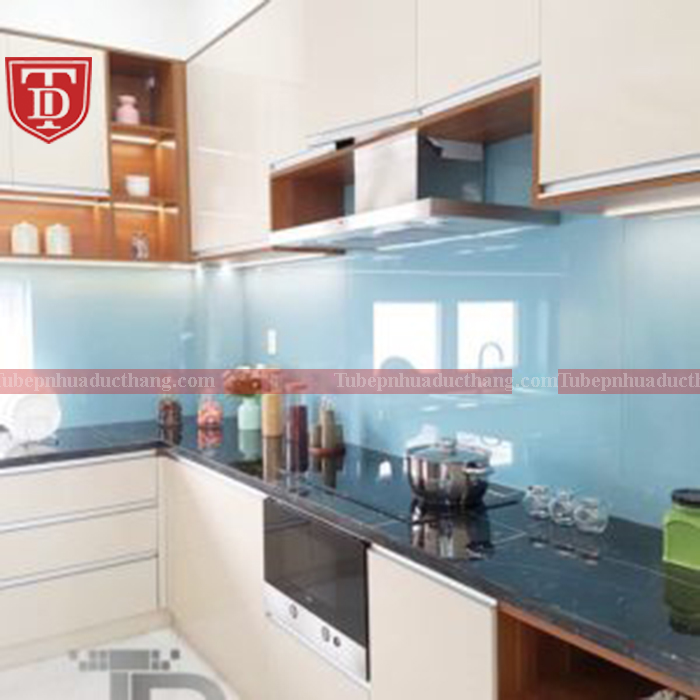 Tủ bếp nhựa hình chữ L - 002